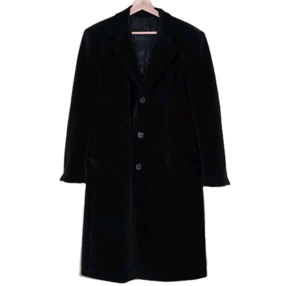 Just Cavalli Coat Men's IT 48 /US XXL Multicolor Fibers 3B Single Vent FLAWS